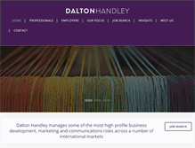 Tablet Screenshot of daltonhandley.com